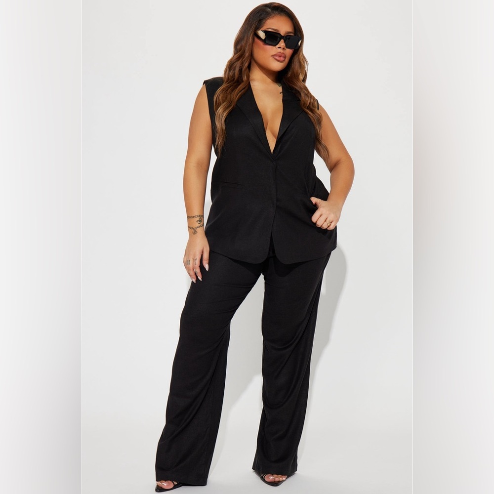 Fashion Nova Vest Pant Set